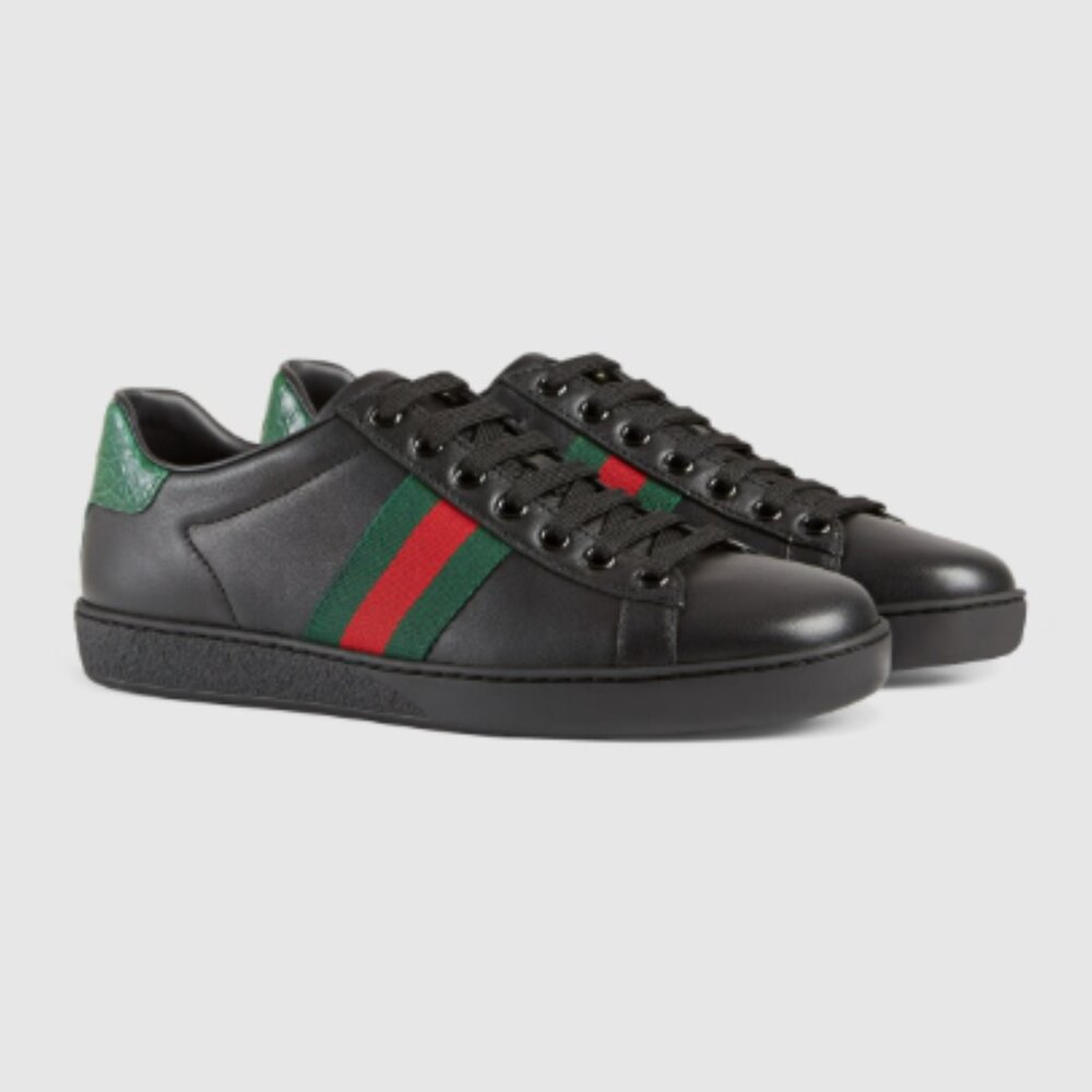 Authentic Brand New Men's Gucci Ace Sneakers - 41 Size
